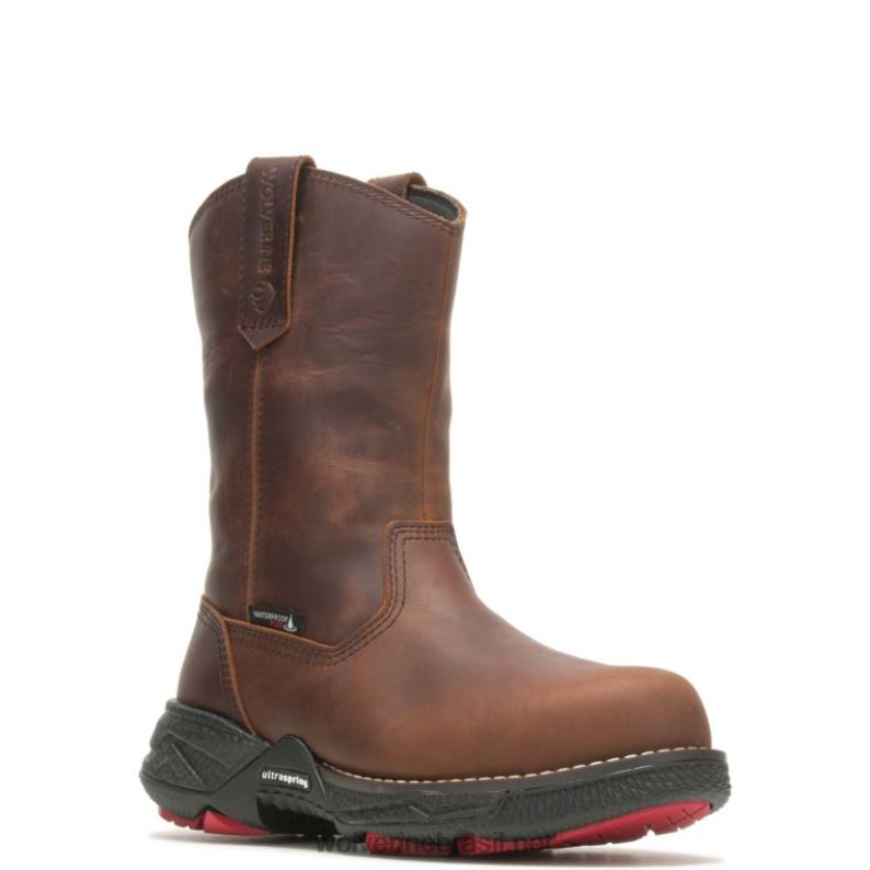 homens fusível hellcat durashocks ultraspring carbonmax work wellington amendoim Wolverine VL4VN35 - Image 2