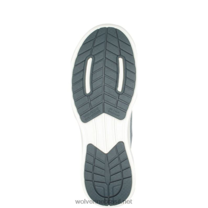 homens parafuso durashocks malha carbonmax sapato de trabalho cinza/vermelho Wolverine VL4VN100 - Image 4