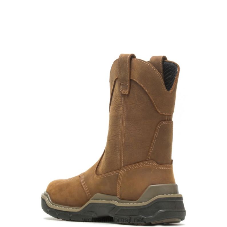 homens raider durashocks western carbonmax work wellington marrom de verdade Wolverine VL4VN26 - Image 3