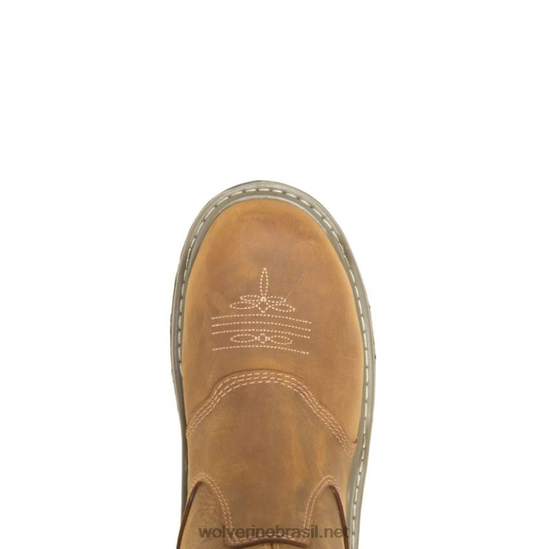 homens raider durashocks western carbonmax work wellington marrom de verdade Wolverine VL4VN26 - Image 5