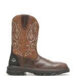 homens rancher epx carbonmax work wellington cascalho/marrom Wolverine VL4VN148