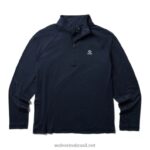 homens sun-stop eco 1/2 zip azul marinho Wolverine VL4VN311