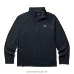 homens sun-stop eco 1/2 zip preto Wolverine VL4VN310