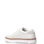 homens tênis de corte blvd couro branco/camurça pedra Wolverine VL4VN224 - Image 5