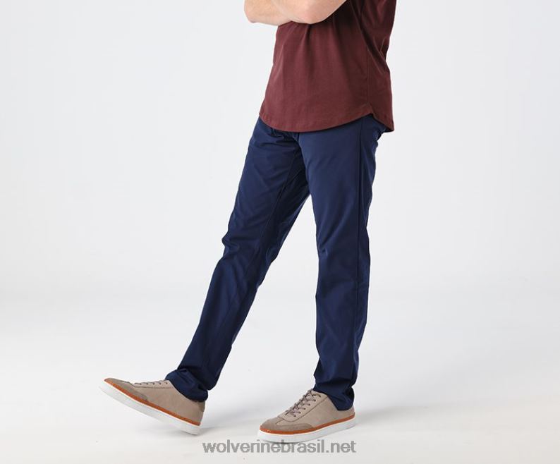 homens tênis de corte blvd couro cinza/camurça cinza Wolverine VL4VN225 - Image 3