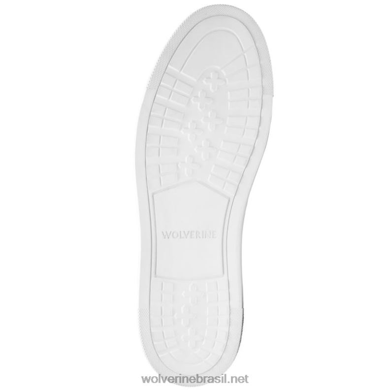 homens tênis de corte blvd couro cinza/camurça cinza Wolverine VL4VN225 - Image 7