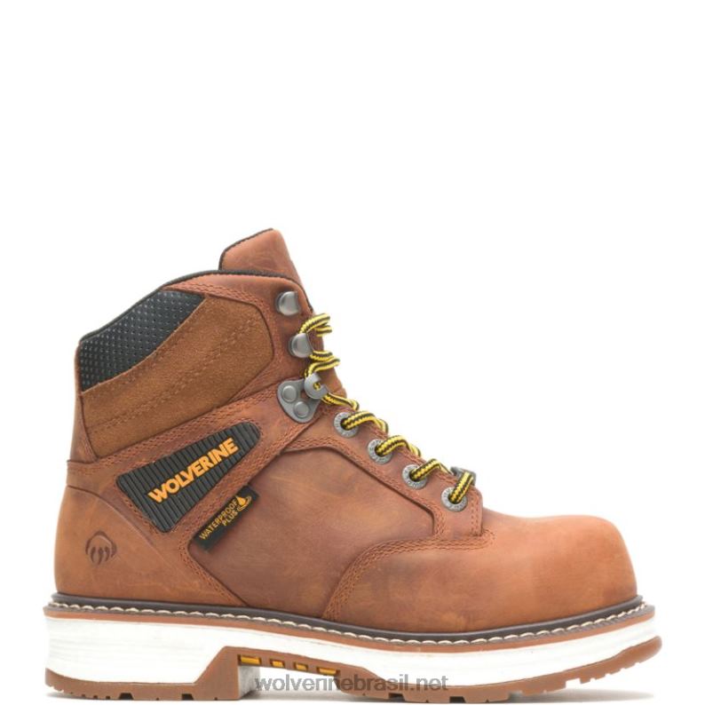 mulheres bota de trabalho hellcat ultraspring carbonmax 6" marrom Wolverine VL4VN114 - Image 1