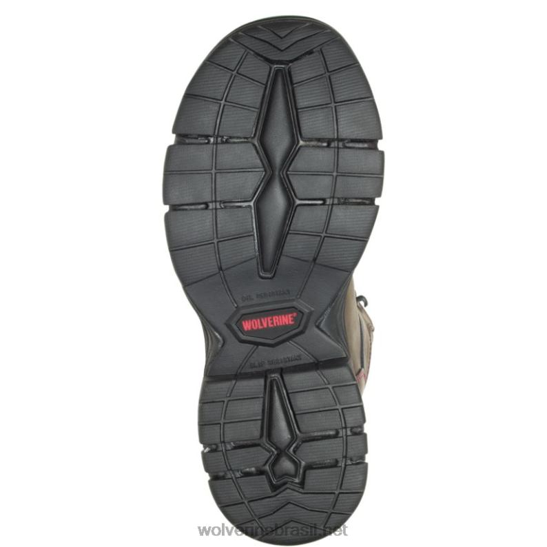 mulheres bota de trabalho merlin à prova d'água com biqueira composta 6" marrom Wolverine VL4VN58 - Image 4