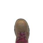 mulheres bota de trabalho merlin à prova d'água com biqueira composta 6" marrom Wolverine VL4VN58 - Image 5