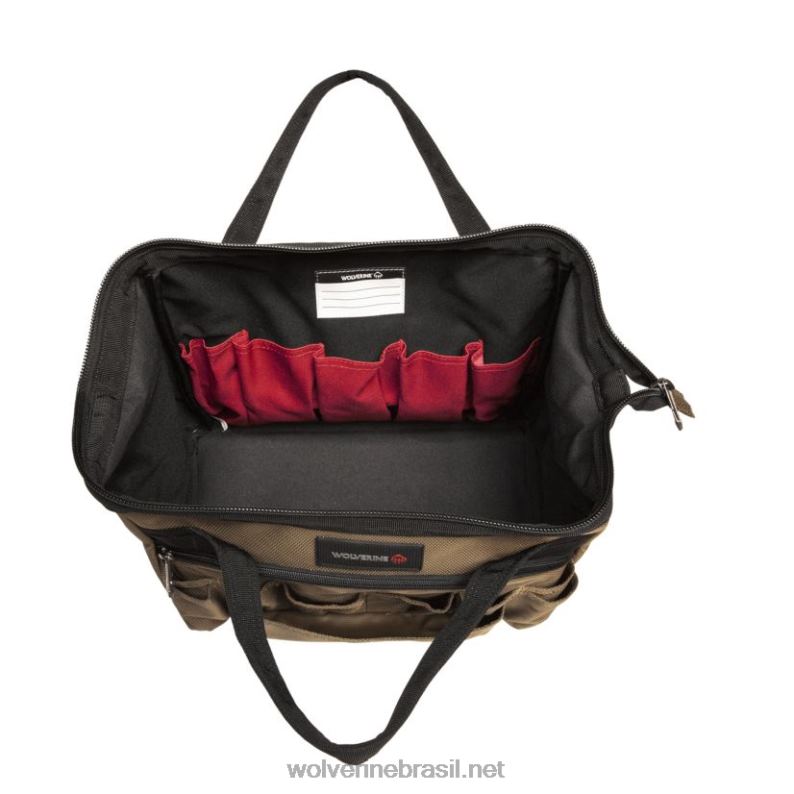 unissex Bolsa de ferramentas de 15" com 29 bolsos marrom Wolverine VL4VN236 - Image 5