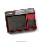 unissex carteira bifold/clipe de dinheiro preto Wolverine VL4VN279