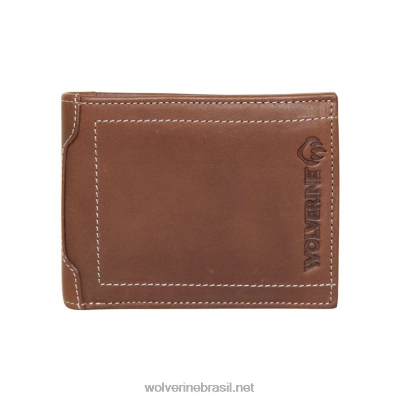 unissex_carteira_raider_bifold_com_asa_marrom_wolverine_vl4vn249.jpg unissex carteira raider bifold com asa marrom Wolverine VL4VN249 - Image 1