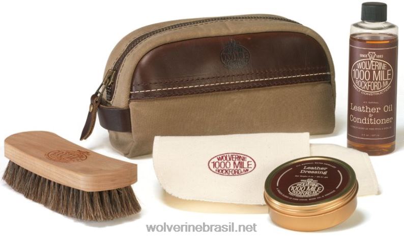 unissex_kit_de_cuidados_de_couro_de_1000_milhas_marrom_wolverine_vl4vn294.jpg unissex kit de cuidados de couro de 1000 milhas marrom Wolverine VL4VN294 - Image 1